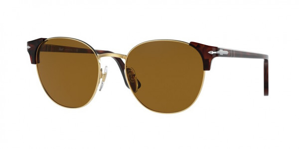 Persol PO3280S Sunglasses, 24/33 HAVANA/GOLD BROWN (BROWN)