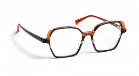 J.F. Rey JF1511 Eyeglasses, BEAUTIFUL BLACK / RED (0030)