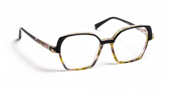 J.F. Rey JF1511 Eyeglasses, NOIR / GARDEN GREEN (0040)