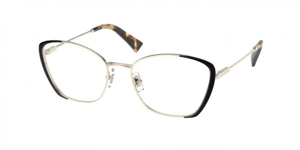 Miu Miu MU 51UV Eyeglasses, AAV1O1 BLACK