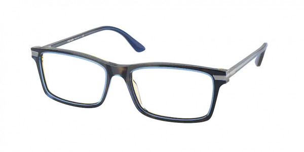 Prada PR 03YV Eyeglasses, ZXH1O1 DENIM TORTOISE (TORTOISE)