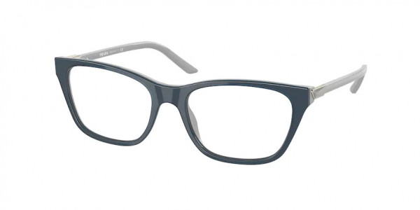 Prada PR 05YV Eyeglasses, 08Y1O1 FIORDALISO/CRYSTAL (BLUE)