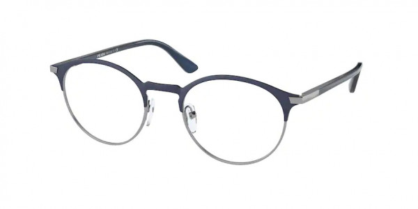 Prada PR 58YV Eyeglasses, 02N1O1 MATTE BLUE (BLUE)