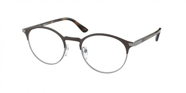 Prada PR 58YV Eyeglasses, 02Q1O1 MATTE BROWN (BROWN)