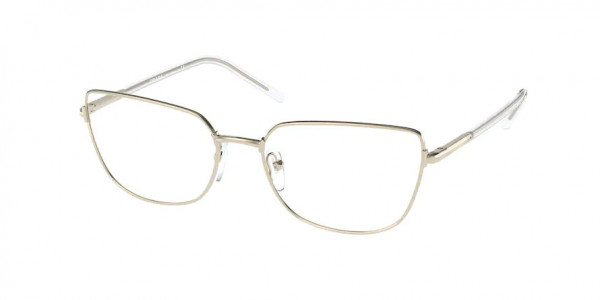Prada PR 59YV Eyeglasses, ZVN1O1 PALE GOLD (GOLD)