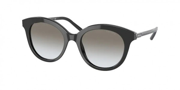 Prada PR 02YS Sunglasses, 1AB0A7 BLACK GREY GRADIENT (BLACK)