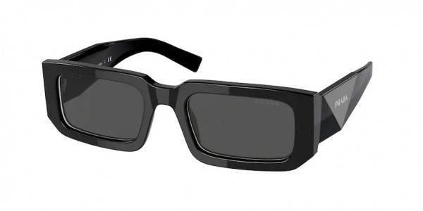 Prada PR 06YS Sunglasses, 09Q5S0 BLACK/WHITE DARK GREY (BLACK)
