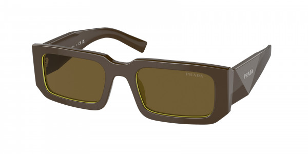 Prada PR 06YS Sunglasses, 15M01T LODEN/CEDAR DARK BRONW (BROWN)