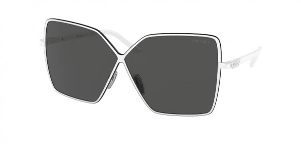 Prada PR 50YS Sunglasses, 4615S0 WHITE DARK GREY (WHITE)