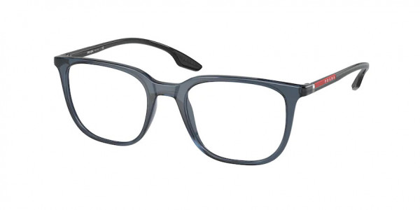 Prada Linea Rossa PS 01OV Eyeglasses, CZH1O1 TRASPARENT BLUE (BLUE)