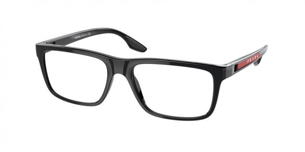 Prada Linea Rossa PS 02OV Eyeglasses, 1AB1O1 BLACK