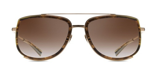 Christian Roth CR-100 Sunglasses, BROWN SMOKE - WHITE GOLD