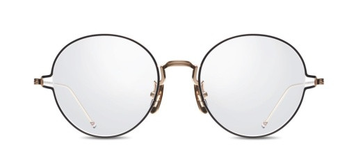 Thom Browne TB-915 Eyeglasses, WHITE GOLD/BLACK
