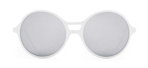Thom Browne TB-409 Sunglasses, WHITE