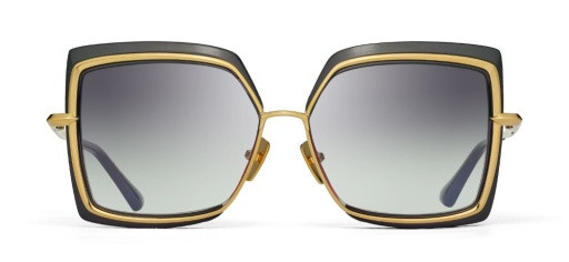 DITA NARCISSUS Sunglasses, BLACK/YELLOW GOLD
