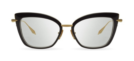 DITA AMORLY Eyeglasses, BLACK - YELLOW GOLD