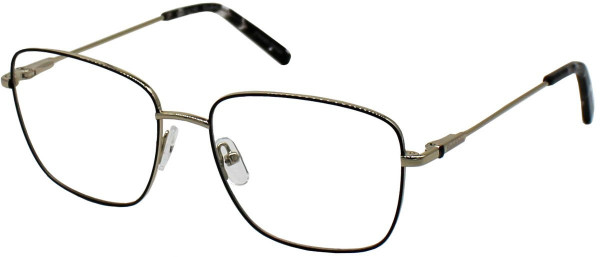 Elizabeth Arden EAC 410 Eyeglasses, 1-BLACK/GOLD