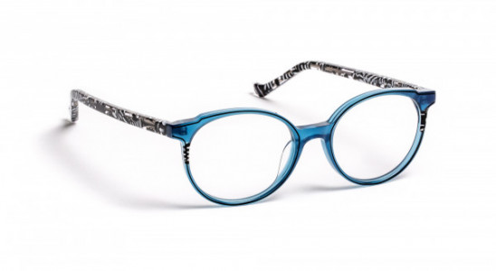 J.F. Rey PA082 Eyeglasses, BLUE/BLACK/WHITE (2510)