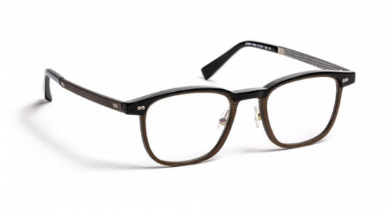 J.F. Rey JF2962 Eyeglasses, BLACK/FIBER GLASS BROWN/SILVER (0090)