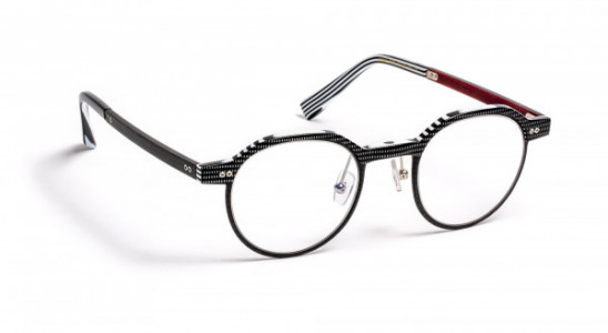 J.F. Rey JF2961 Eyeglasses, BLACK 3D/CARBON/FIBER GLASS RED (0030)