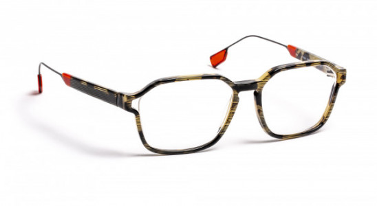 J.F. Rey JF1506 Eyeglasses, DEMI BLACK/RED (0530)