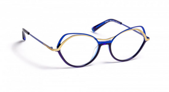 J.F. Rey JF2973 Eyeglasses, BLUE/SATIN GOLD (2550)