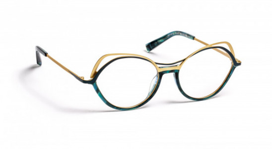 J.F. Rey JF2973 Eyeglasses, GREEN/TURQUOISE/SATIN GOLD (4050)