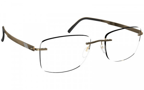 Silhouette Venture LA Eyeglasses, 7680 Gold / Rhodium