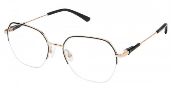 SuperFlex SF-1138T Eyeglasses, S200-BLACK ROSE GOLD