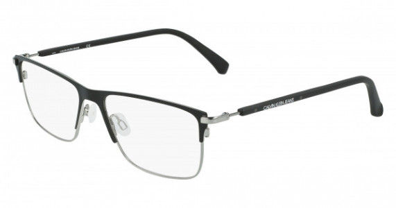 Calvin Klein Jeans CKJ21400 Eyeglasses, 001 Satin Black
