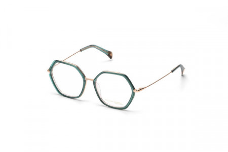 William Morris NAOMI Eyeglasses, GREEN/ROSE GLD (C1)