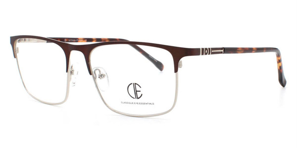 CIE CIE174 Eyeglasses, BROWN/SILVER (2)