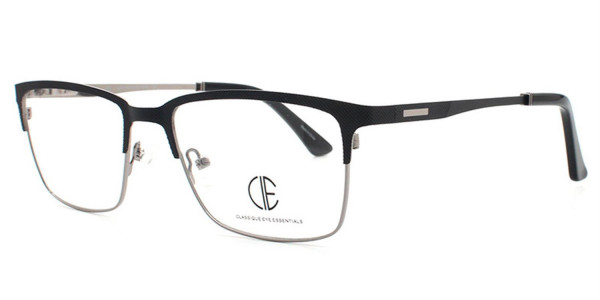 CIE CIE171 Eyeglasses, BLACK/SILVER (1)