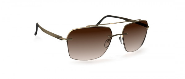 Silhouette Croisette Club 8726 Sunglasses, 7520 Classic Brown Gradient