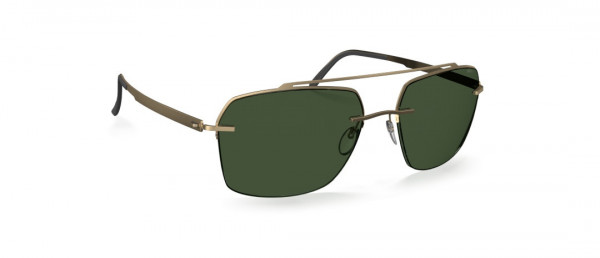 Silhouette Croisette Club 8726 Sunglasses, 7620 SLM POL Green