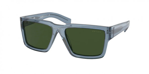 Prada PR 10YS Sunglasses, 01X1I0 ASTRAL CRYSTAL DARK GREEN (TRANSPARENT)
