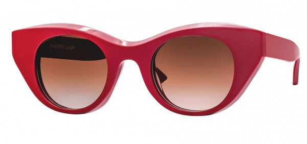 Thierry Lasry SNAPPY Sunglasses, Burgundy Red