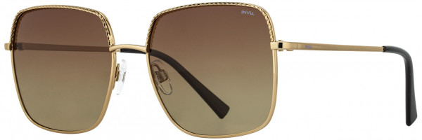 INVU INVU Sunwear 257 Sunglasses, 1 - Gold / Black