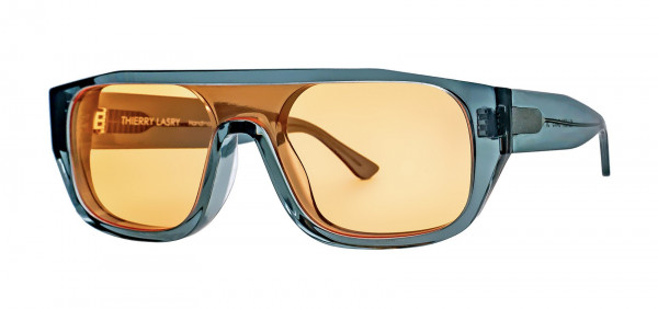 Thierry Lasry KLASSY Sunglasses, Translucent Grey Green