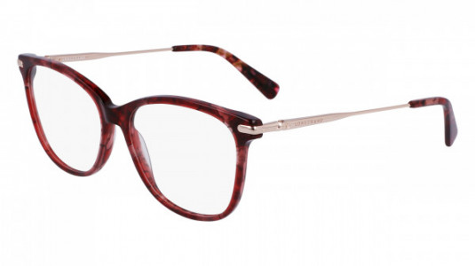 Longchamp LO2691 Eyeglasses, (237) TEXTURED RED/BROWN