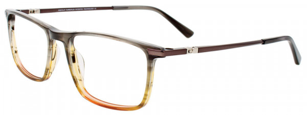 EasyClip EC597 Eyeglasses, 020 - Khaki Gradient/Grey