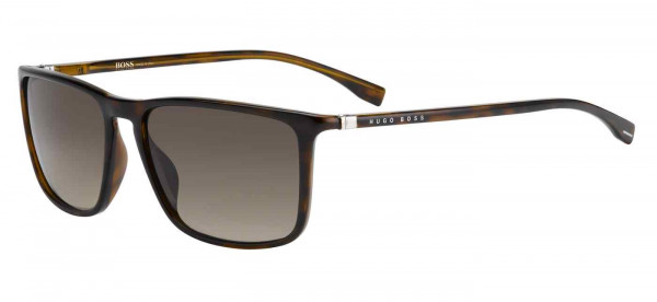 HUGO BOSS Black BOSS 0665/S/IT Sunglasses, 0NUX BROWN GREY