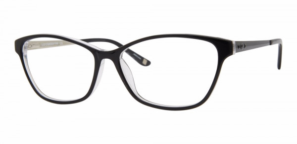 Liz Claiborne L 664 Eyeglasses, 07C5 BLACK CRYSTAL
