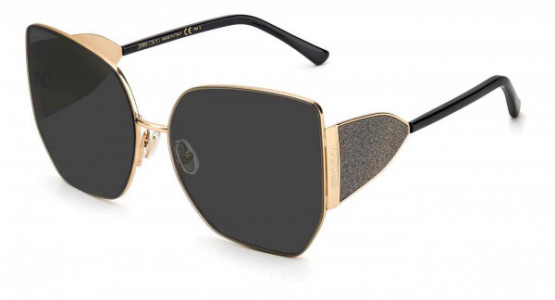 Jimmy Choo Safilo RIVER/S Sunglasses, 0RHL GOLD BLACK
