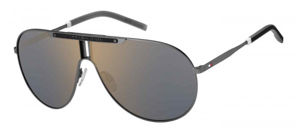 Tommy Hilfiger TH 1801/S Sunglasses, 0R80 MATTE RUTHENIUM