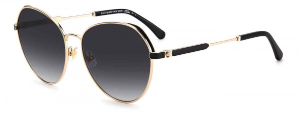 Kate Spade OCTAVIA/G/S Sunglasses, 0RHL GOLD BLACK