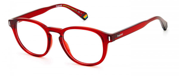 Polaroid Core PLD D452 Eyeglasses, 0C9A RED