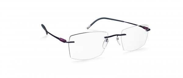 Silhouette Purist LF Eyeglasses, 4040 Vigorous Berry