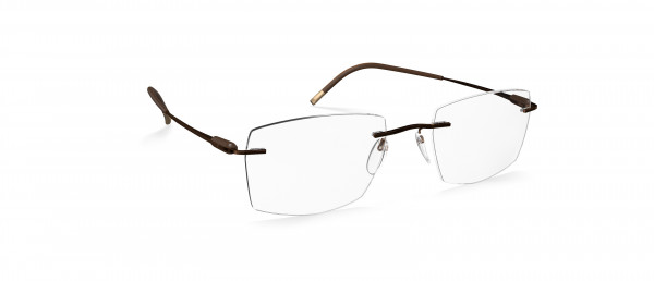 Silhouette Purist LF Eyeglasses, 6040 Harmonious Brown