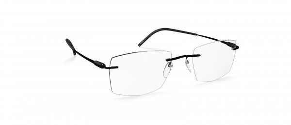 Silhouette Purist LF Eyeglasses, 9040 Strong Black